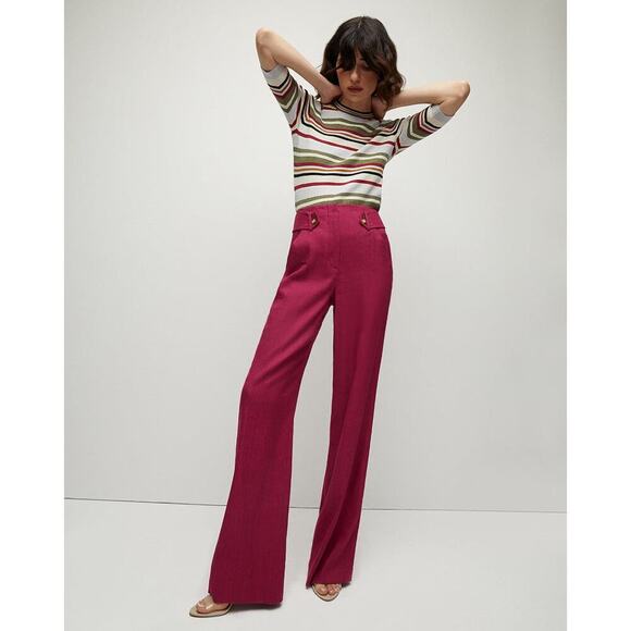 Veronica Beard Kavya Striped Sweater in Multi - Picture 3 of 10